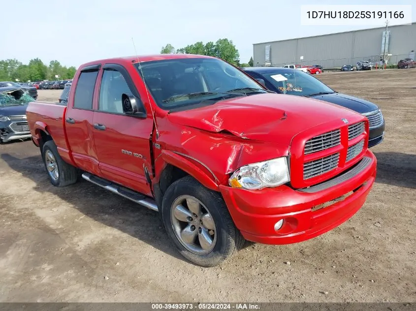 2005 Dodge Ram 1500 Slt/Laramie VIN: 1D7HU18D25S191166 Lot: 39493973