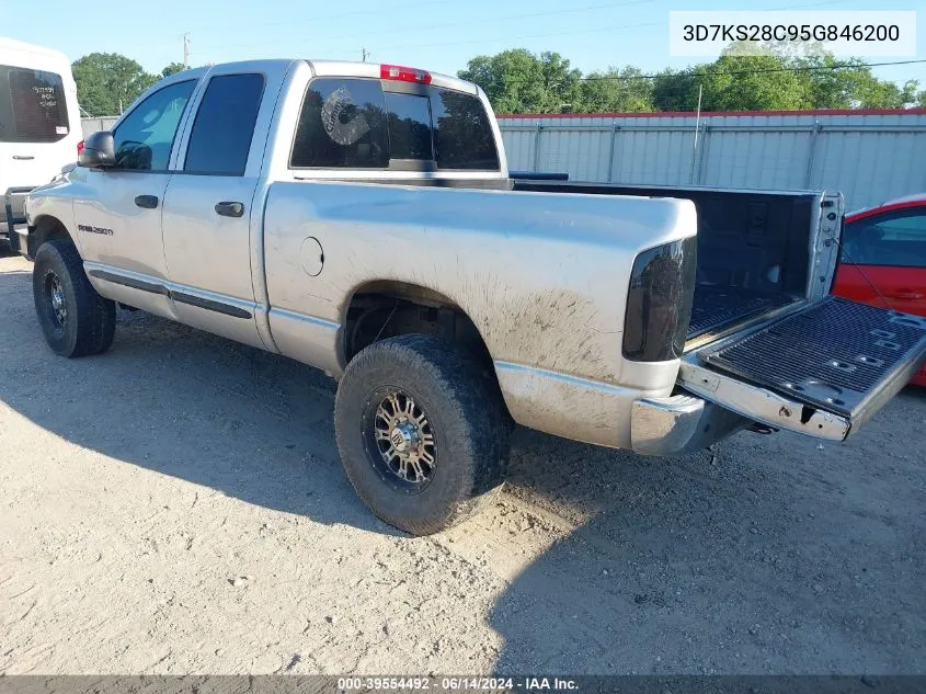 2005 Dodge Ram 2500 Slt/Laramie VIN: 3D7KS28C95G846200 Lot: 39554492