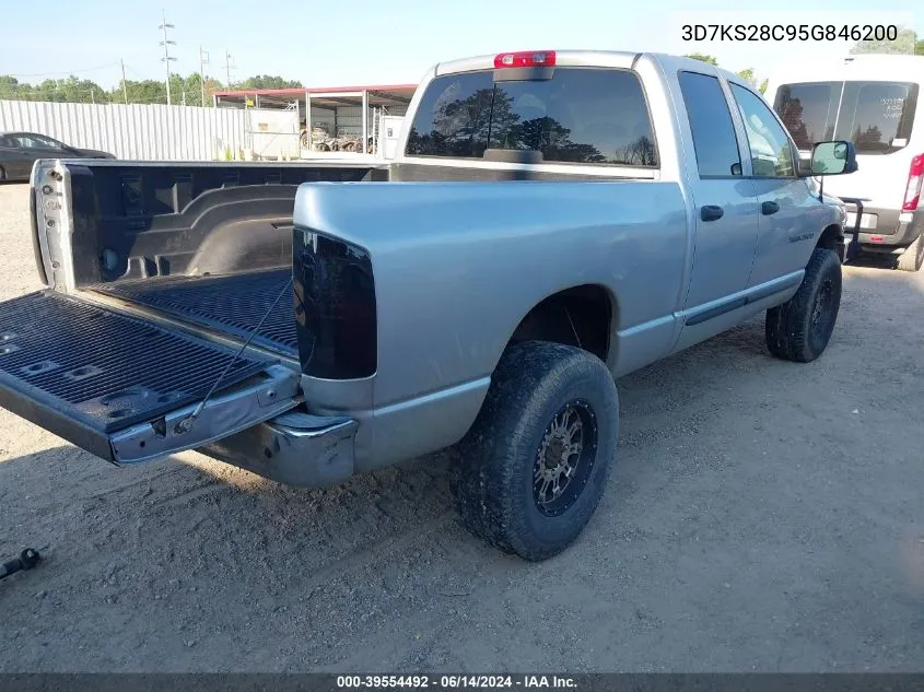 2005 Dodge Ram 2500 Slt/Laramie VIN: 3D7KS28C95G846200 Lot: 39554492