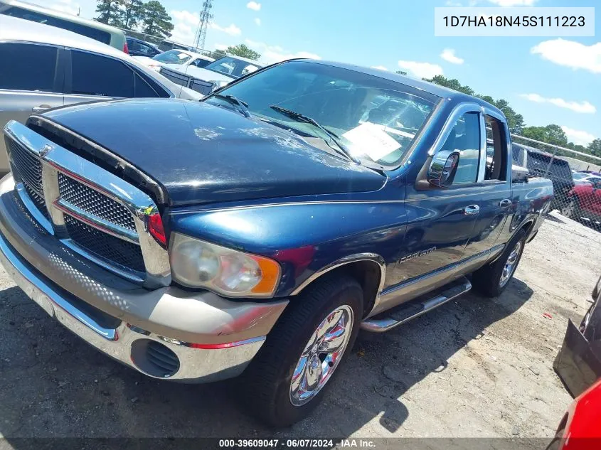 2005 Dodge Ram 1500 Slt/Laramie VIN: 1D7HA18N45S111223 Lot: 39609047