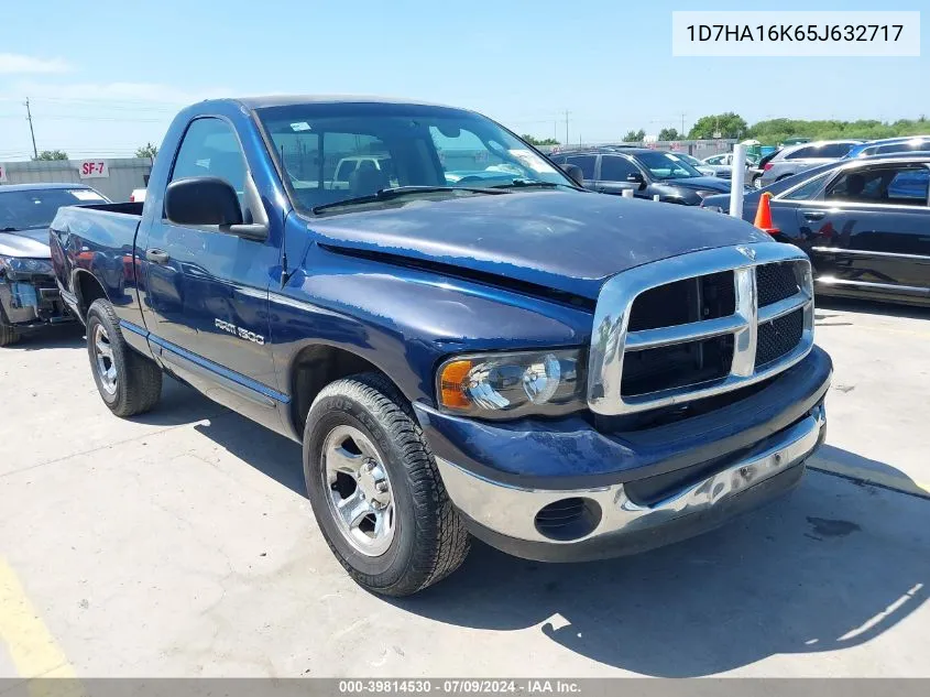 2005 Dodge Ram 1500 St VIN: 1D7HA16K65J632717 Lot: 39814530