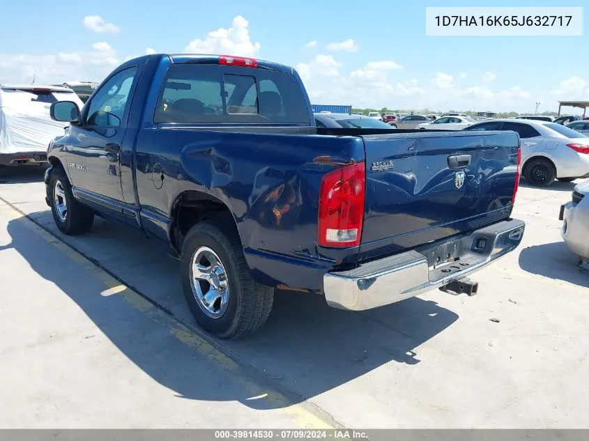 2005 Dodge Ram 1500 St VIN: 1D7HA16K65J632717 Lot: 39814530