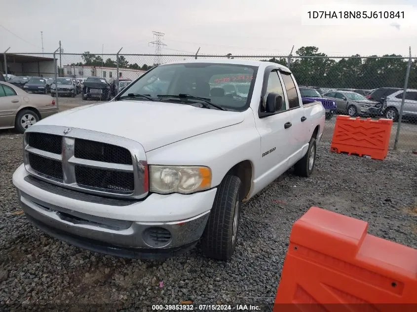 1D7HA18N85J610841 2005 Dodge Ram 1500 Slt/Laramie