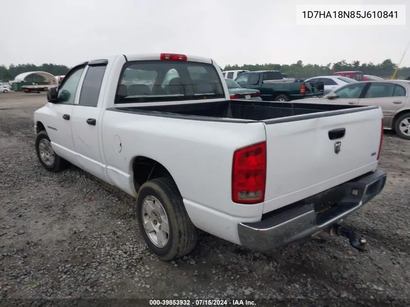 1D7HA18N85J610841 2005 Dodge Ram 1500 Slt/Laramie