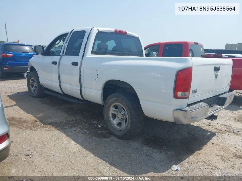 2005 Dodge Ram 1500 Slt/Laramie VIN: 1D7HA18N95J538564 Lot: 39860619