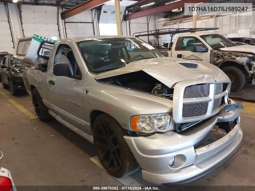 2005 Dodge Ram 1500 Slt/Laramie VIN: 1D7HA16D75J589247 Lot: 39870382