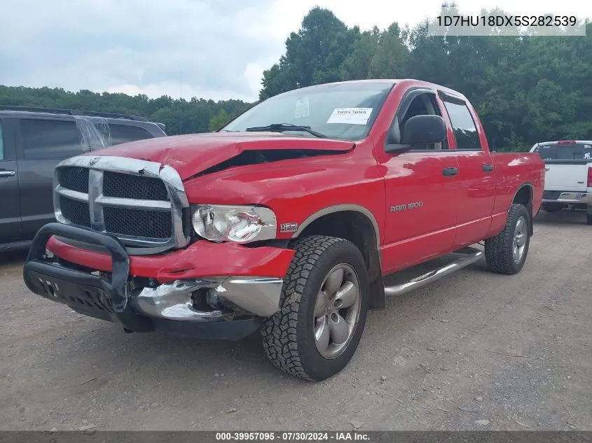 2005 Dodge Ram 1500 Slt/Laramie VIN: 1D7HU18DX5S282539 Lot: 39957095