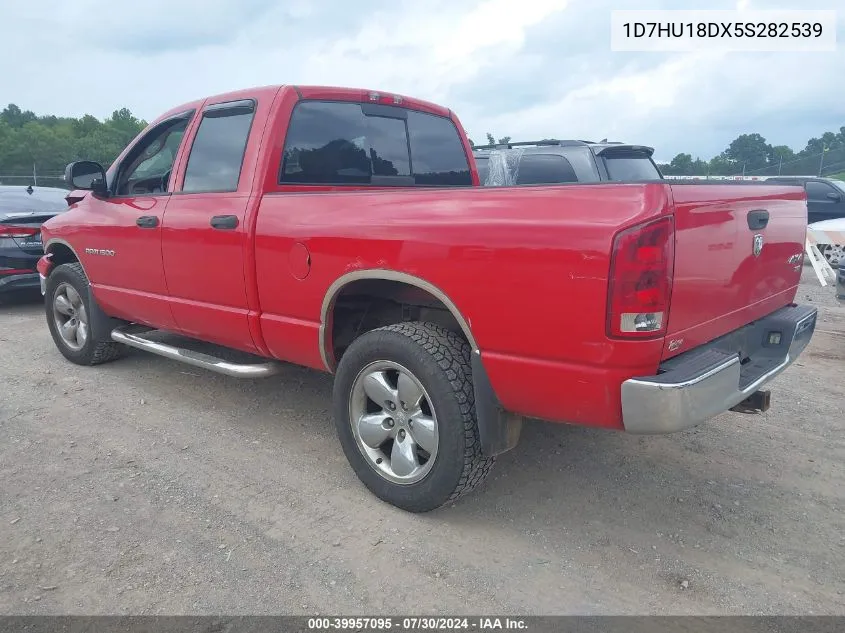 2005 Dodge Ram 1500 Slt/Laramie VIN: 1D7HU18DX5S282539 Lot: 39957095