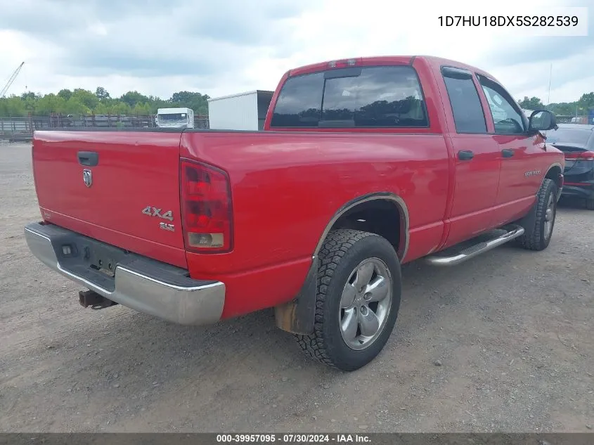 2005 Dodge Ram 1500 Slt/Laramie VIN: 1D7HU18DX5S282539 Lot: 39957095