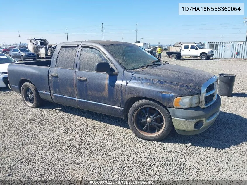 2005 Dodge Ram 1500 Slt/Laramie VIN: 1D7HA18N55S360064 Lot: 39976225