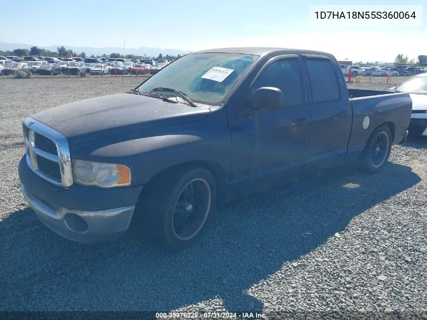 2005 Dodge Ram 1500 Slt/Laramie VIN: 1D7HA18N55S360064 Lot: 39976225