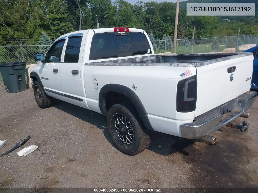 1D7HU18D15J617192 2005 Dodge Ram 1500 St