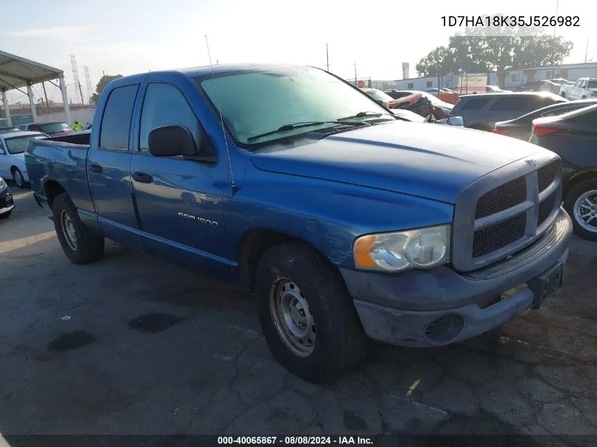 2005 Dodge Ram 1500 St VIN: 1D7HA18K35J526982 Lot: 40065867