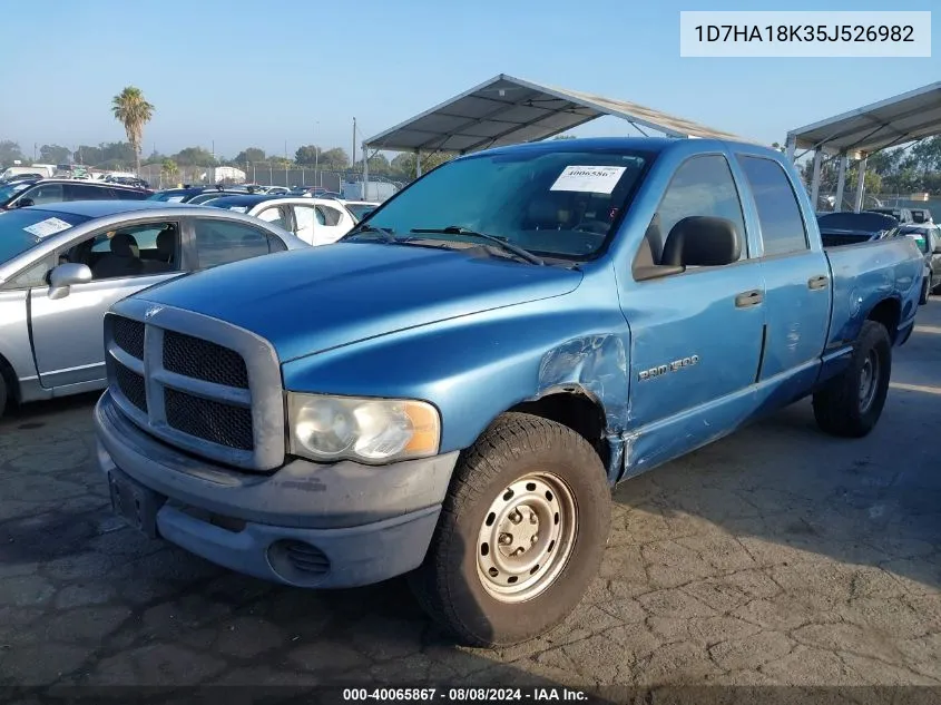 2005 Dodge Ram 1500 St VIN: 1D7HA18K35J526982 Lot: 40065867