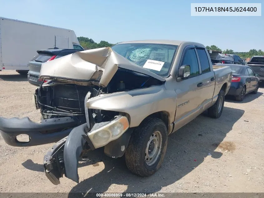 2005 Dodge Ram 1500 St VIN: 1D7HA18N45J624400 Lot: 40086959