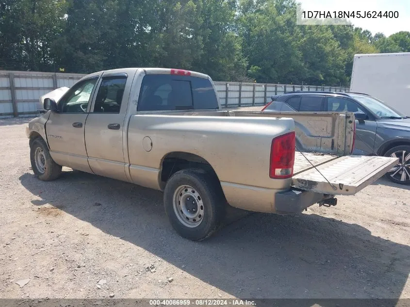 2005 Dodge Ram 1500 St VIN: 1D7HA18N45J624400 Lot: 40086959