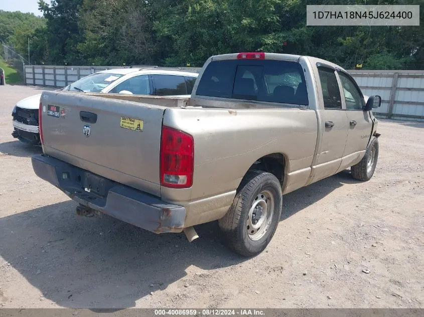 2005 Dodge Ram 1500 St VIN: 1D7HA18N45J624400 Lot: 40086959