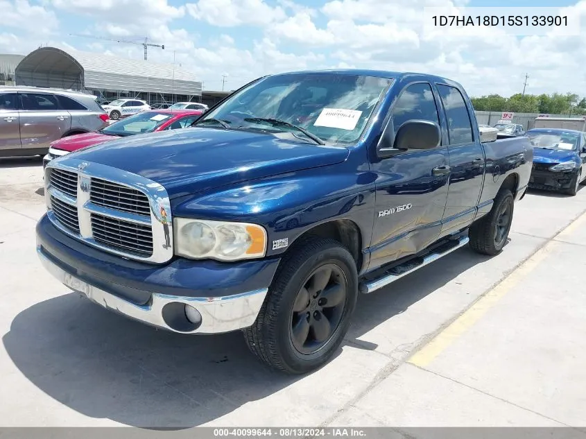 2005 Dodge Ram 1500 Slt/Laramie VIN: 1D7HA18D15S133901 Lot: 40099644