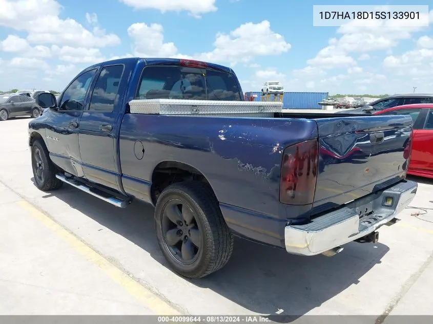 2005 Dodge Ram 1500 Slt/Laramie VIN: 1D7HA18D15S133901 Lot: 40099644