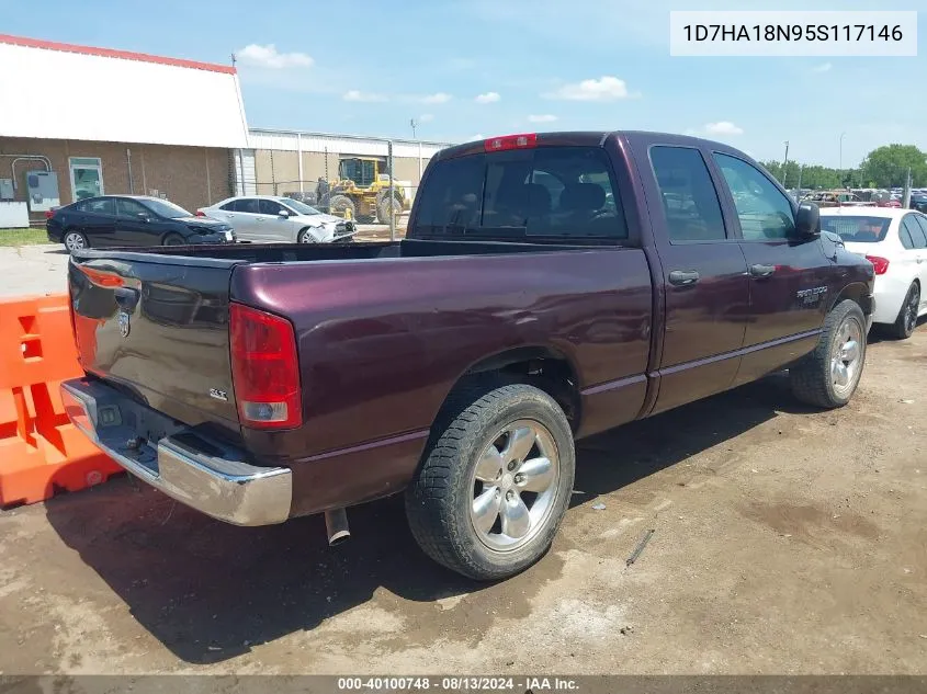 2005 Dodge Ram 1500 Slt/Laramie VIN: 1D7HA18N95S117146 Lot: 40100748