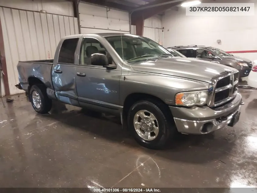 3D7KR28D05G821447 2005 Dodge Ram 2500 Slt/Laramie