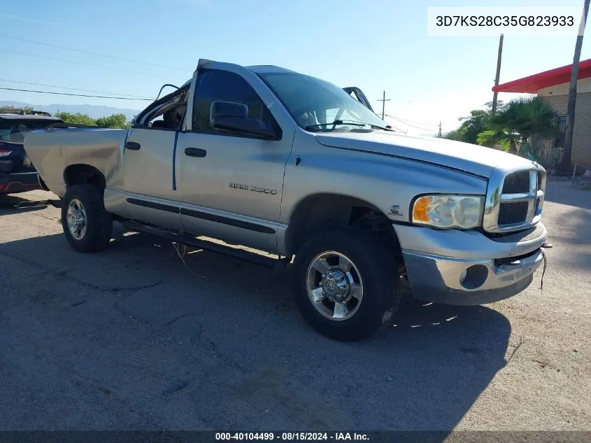 2005 Dodge Ram 2500 Slt/Laramie VIN: 3D7KS28C35G823933 Lot: 40104499