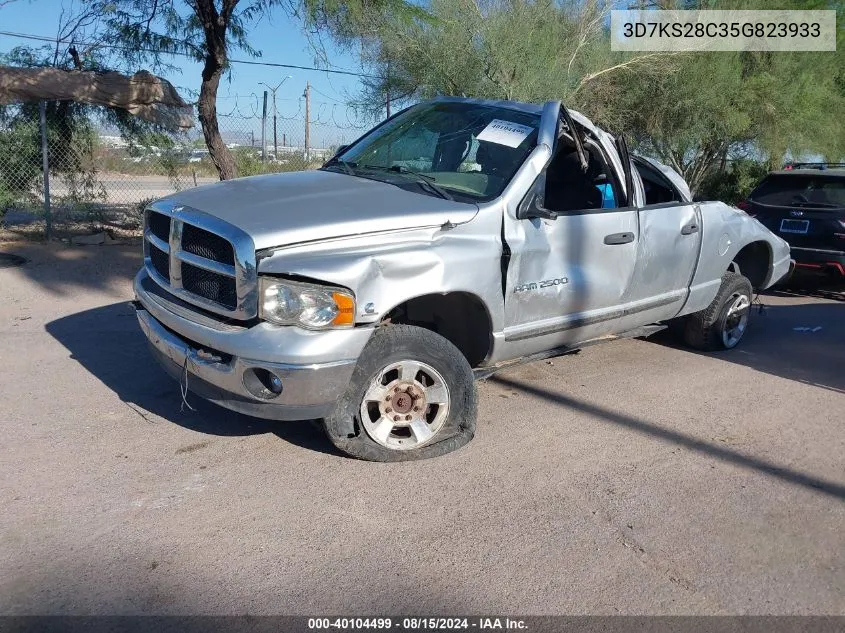 2005 Dodge Ram 2500 Slt/Laramie VIN: 3D7KS28C35G823933 Lot: 40104499