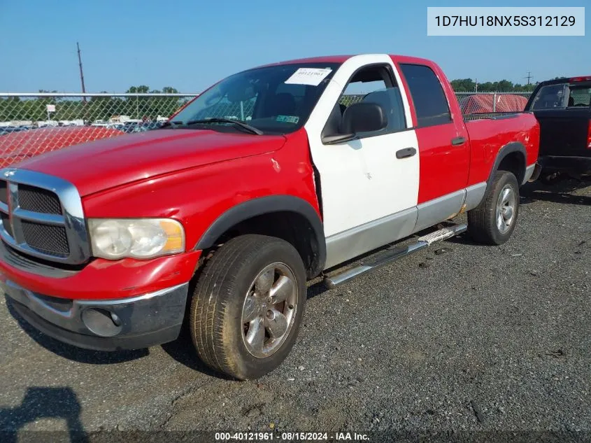 2005 Dodge Ram 1500 Slt/Laramie VIN: 1D7HU18NX5S312129 Lot: 40121961