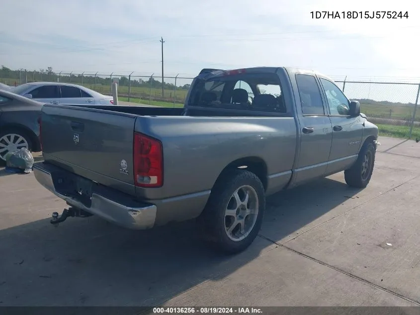 2005 Dodge Ram 1500 Slt/Laramie VIN: 1D7HA18D15J575244 Lot: 40136256