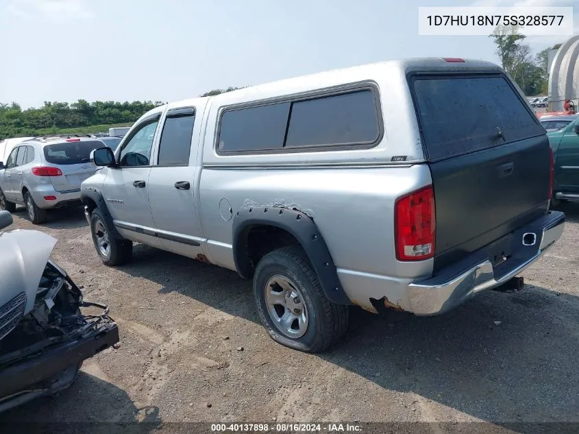 2005 Dodge Ram 1500 St VIN: 1D7HU18N75S328577 Lot: 40137898