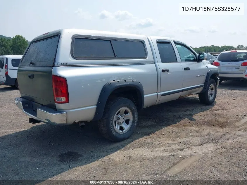 2005 Dodge Ram 1500 St VIN: 1D7HU18N75S328577 Lot: 40137898