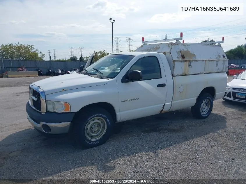 2005 Dodge Ram 1500 St VIN: 1D7HA16N35J641689 Lot: 40152653