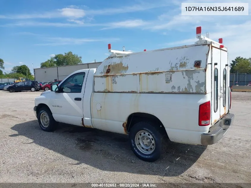 2005 Dodge Ram 1500 St VIN: 1D7HA16N35J641689 Lot: 40152653