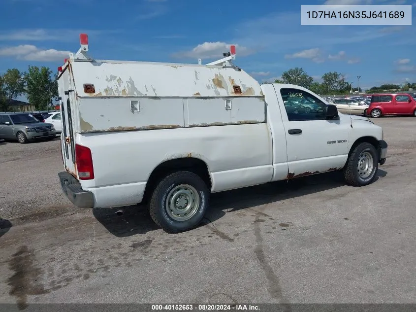 2005 Dodge Ram 1500 St VIN: 1D7HA16N35J641689 Lot: 40152653