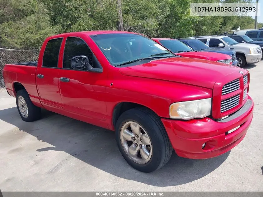 2005 Dodge Ram 1500 Slt/Laramie VIN: 1D7HA18D95J612993 Lot: 40160552