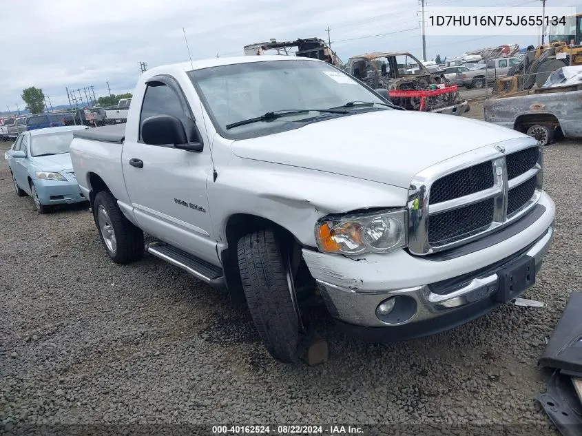 2005 Dodge Ram 1500 Slt/Laramie VIN: 1D7HU16N75J655134 Lot: 40162524