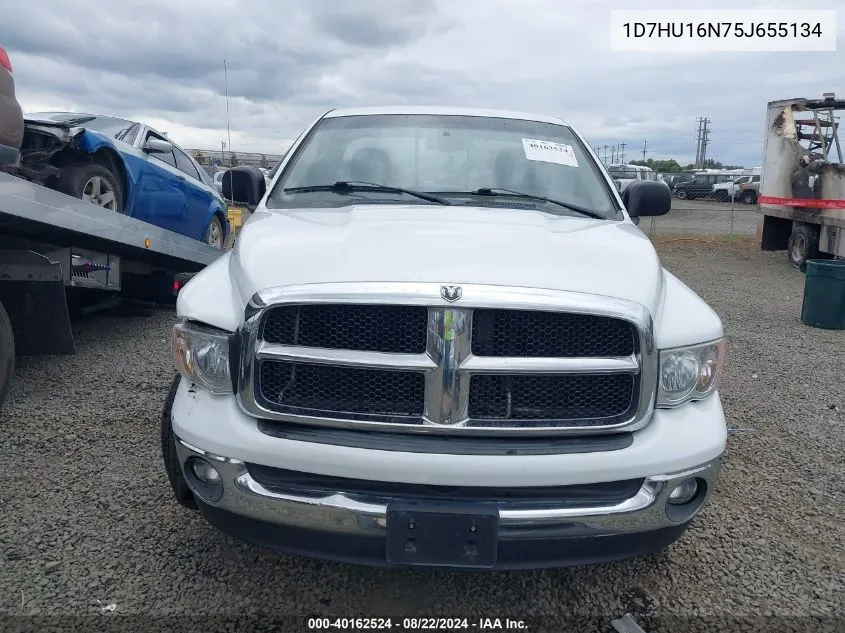 2005 Dodge Ram 1500 Slt/Laramie VIN: 1D7HU16N75J655134 Lot: 40162524