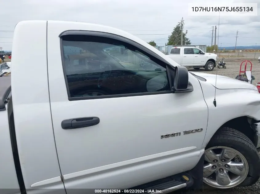 2005 Dodge Ram 1500 Slt/Laramie VIN: 1D7HU16N75J655134 Lot: 40162524