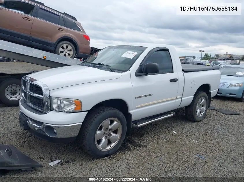 2005 Dodge Ram 1500 Slt/Laramie VIN: 1D7HU16N75J655134 Lot: 40162524