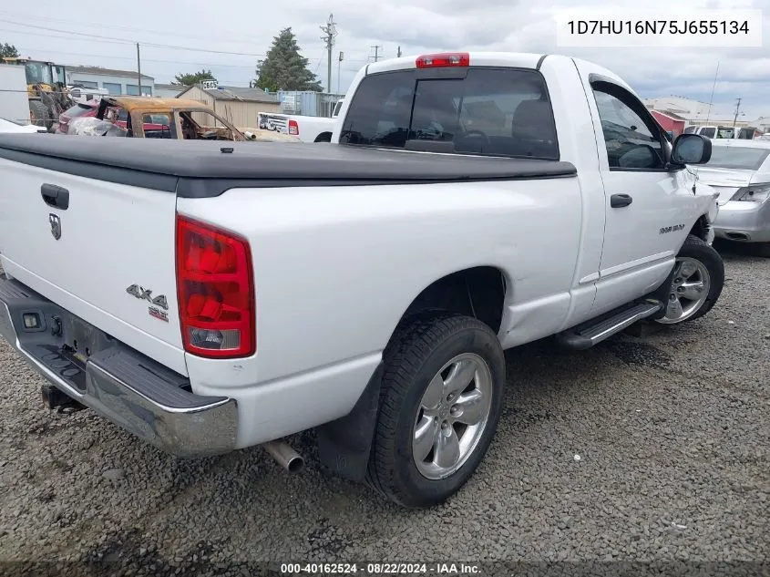 2005 Dodge Ram 1500 Slt/Laramie VIN: 1D7HU16N75J655134 Lot: 40162524