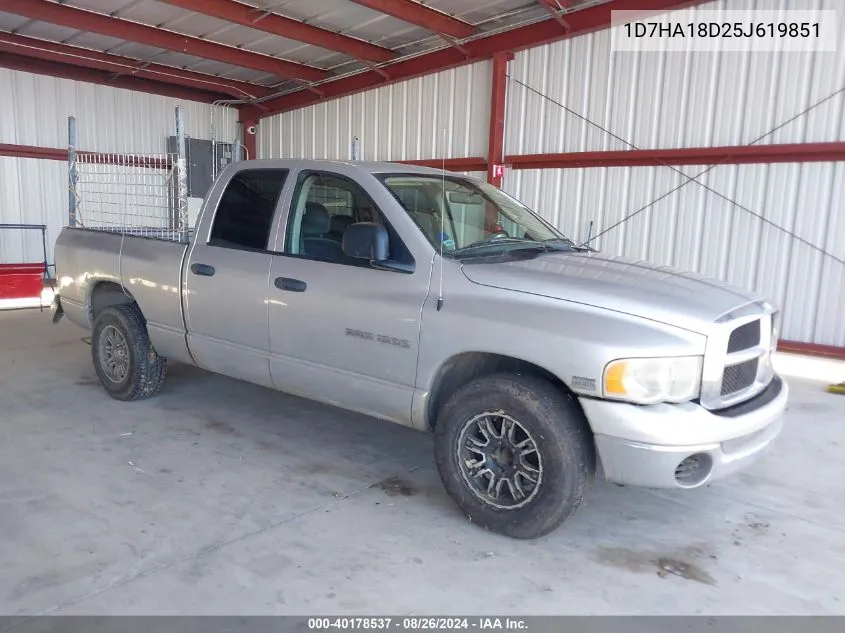 2005 Dodge Ram 1500 Slt/Laramie VIN: 1D7HA18D25J619851 Lot: 40178537