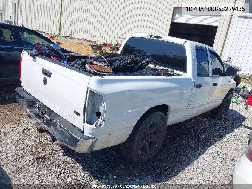 2005 Dodge Ram 1500 Slt/Laramie VIN: 1D7HA18D85S279485 Lot: 40179379