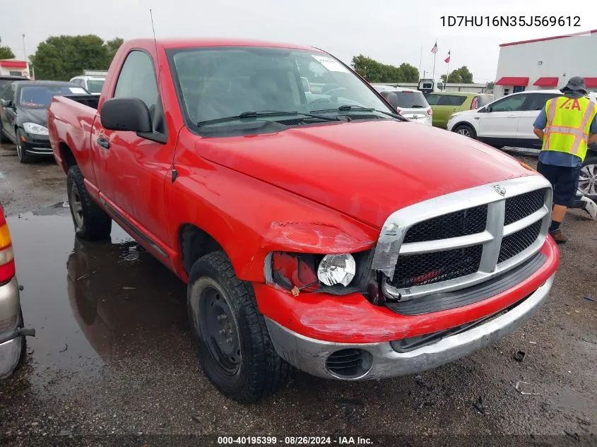 1D7HU16N35J569612 2005 Dodge Ram 1500 St