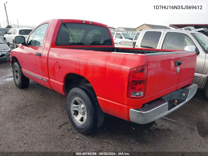 1D7HU16N35J569612 2005 Dodge Ram 1500 St