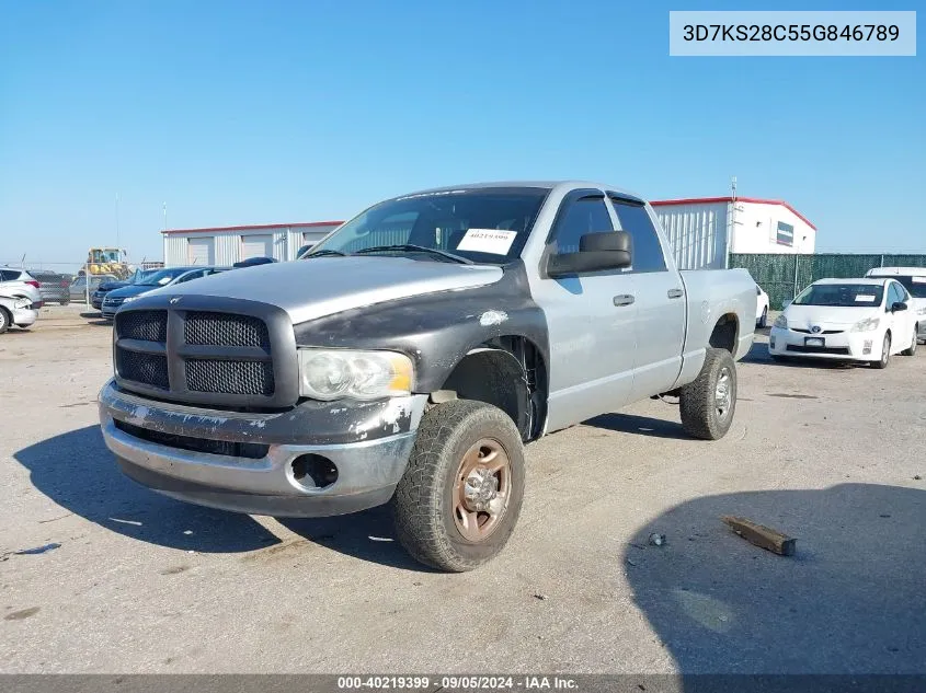 2005 Dodge Ram 2500 St/Slt VIN: 3D7KS28C55G846789 Lot: 40219399