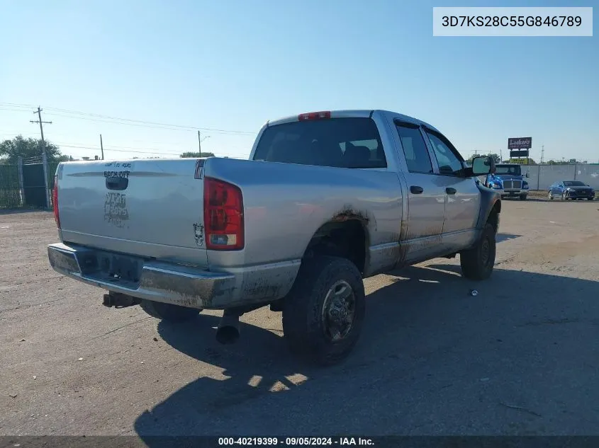 2005 Dodge Ram 2500 St/Slt VIN: 3D7KS28C55G846789 Lot: 40219399