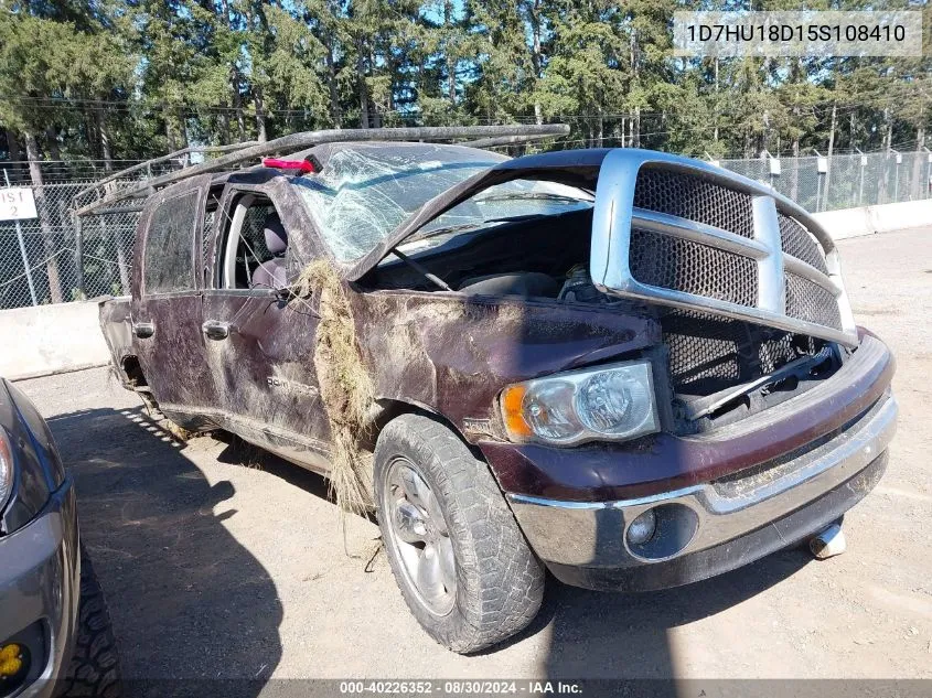 2005 Dodge Ram 1500 Slt/Laramie VIN: 1D7HU18D15S108410 Lot: 40226352