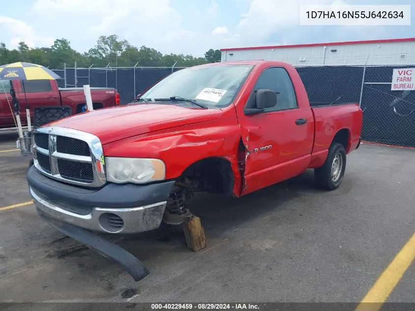 2005 Dodge Ram 1500 St VIN: 1D7HA16N55J642634 Lot: 40229459