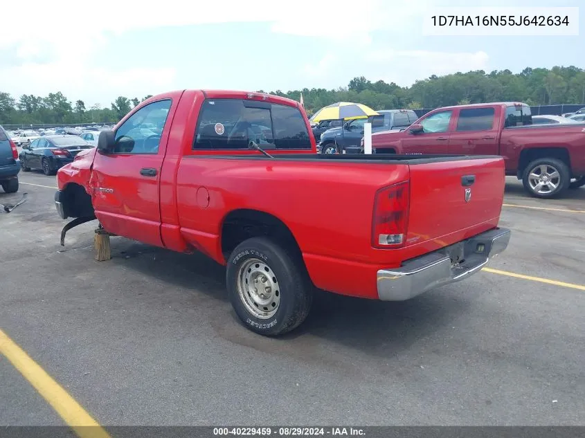 2005 Dodge Ram 1500 St VIN: 1D7HA16N55J642634 Lot: 40229459