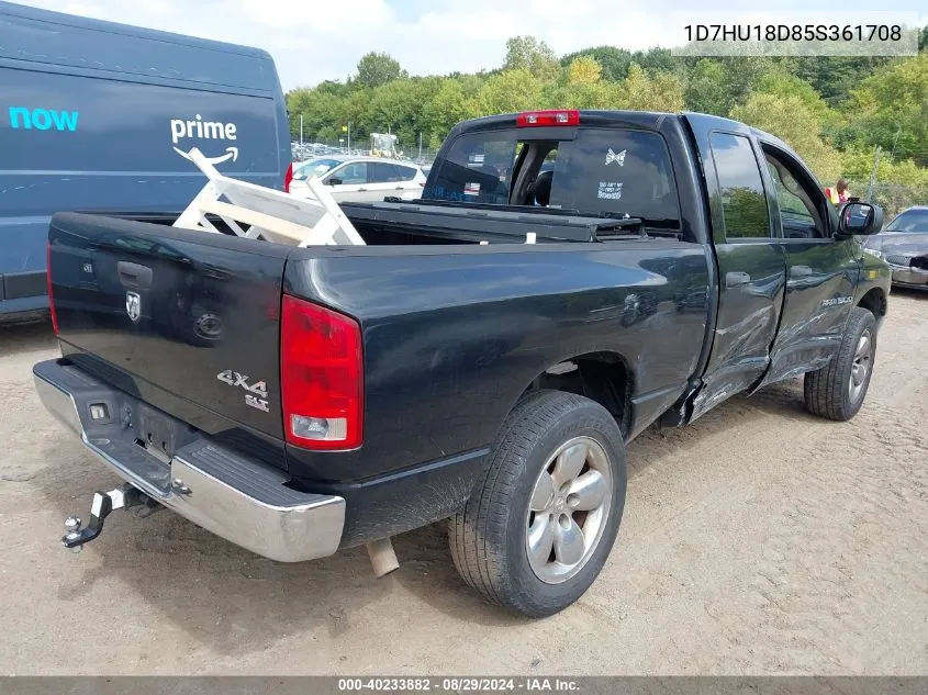 1D7HU18D85S361708 2005 Dodge Ram 1500 Slt/Laramie